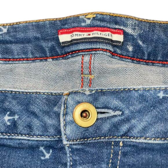 Tommy Hilfiger Jeans Cropped Nautical Anchors Plus Size - Picture 7 of 9